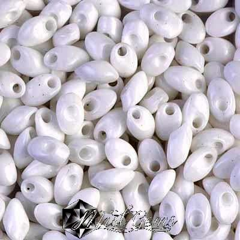 Long Magatama LMA 0402 Opaque White