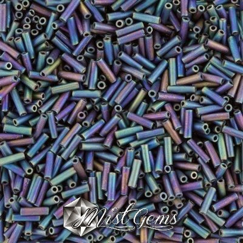 Miyuki Bugle BB2-0401FR Matted Multi Iris