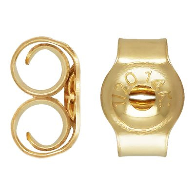 Fluturas inchidere Cercei -Gold Filled-5mm -5perechi