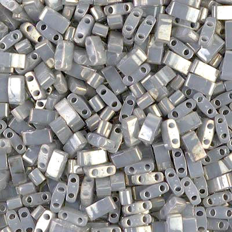 Miyuki Half-Tila 1865-Galvanized Gray Luster-HTL1865