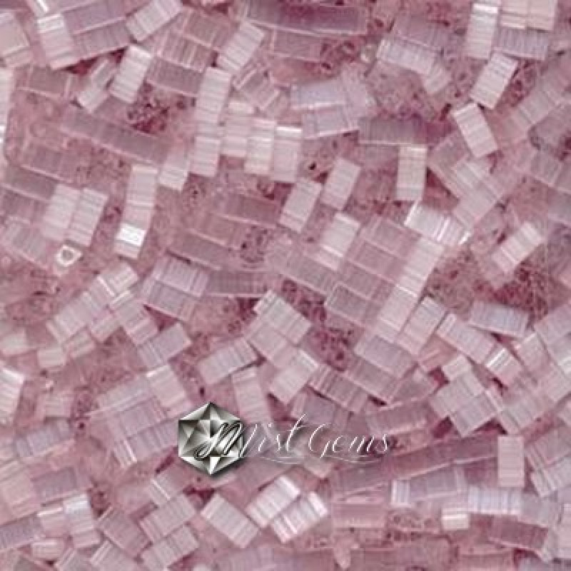Miyuki Half-Tila 2597-Pale LightDusty Rose Silk Satin-HTL2597