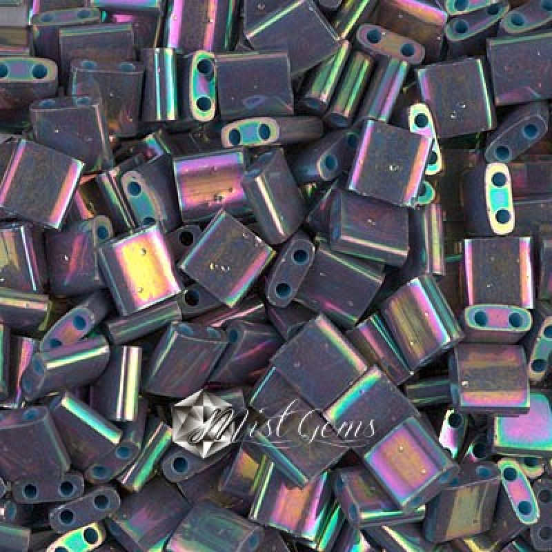 Miyuki Tila 1898 Opaque Purple Rainbow Luster-TL1898