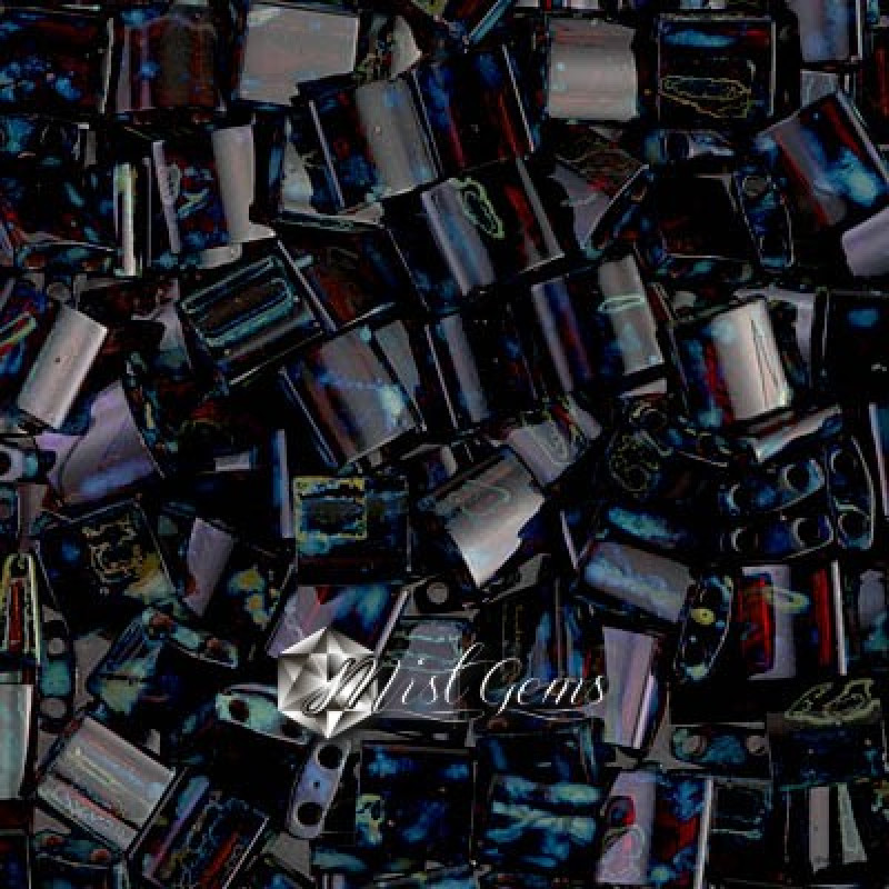Miyuki Tila 4504-Transparent Picasso Garnet-TL4504