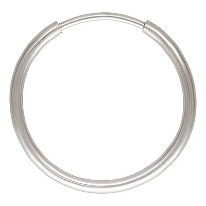 Baza Confectionat Cercei Hoop din Argint 925 Antitarnish-Cerc -30mm -1pereche