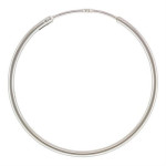 Baza Confectionat Cercei Hoop din Argint 925 Antitarnish-Cerc -50mm -1pereche