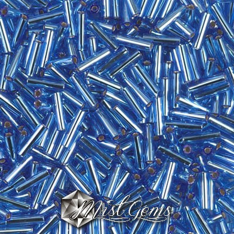 Miyuki Bugle BB2-0019  Silver Lined Sapphire