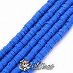 Discuri din argila polimerica-vinil-6mm,albastru neon