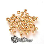 Sfere Placate cu Aur Diametrul 2mm  -20 buc