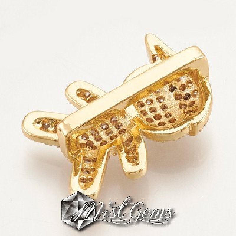 Slider Baiat placat cu Cubic Zirconia pentru banda