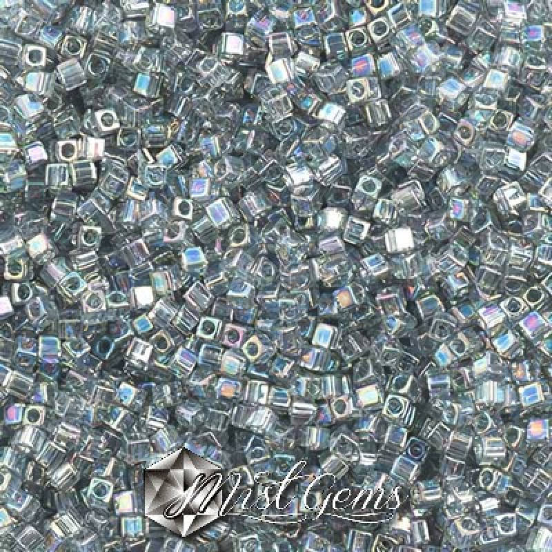 Miyuki Square Beads SBS0249 Transparent Grey AB-1.8mm