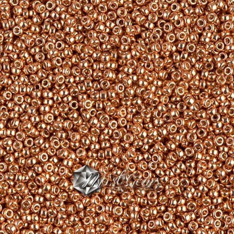 Miyuki Round Rocailles 4206-15/0 RR 4206 Duracoat Galvanized Muscat