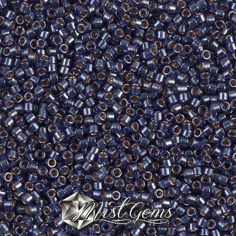 Delica 11/0 DB 0278 Lined Dark Blue Luster