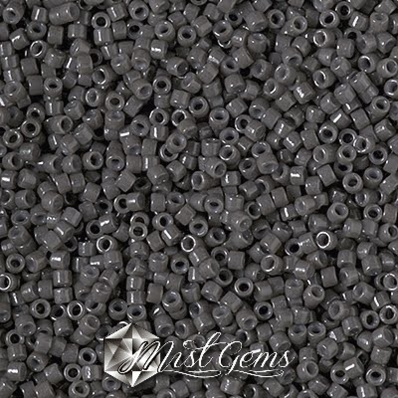 Delica 11/0 DB 2368 Duracoat Opaque Dyed Charcoal