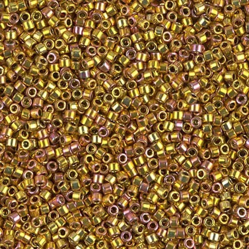 Delica 11/0 DB 0501-24 Kt.Gold Iris-2grame