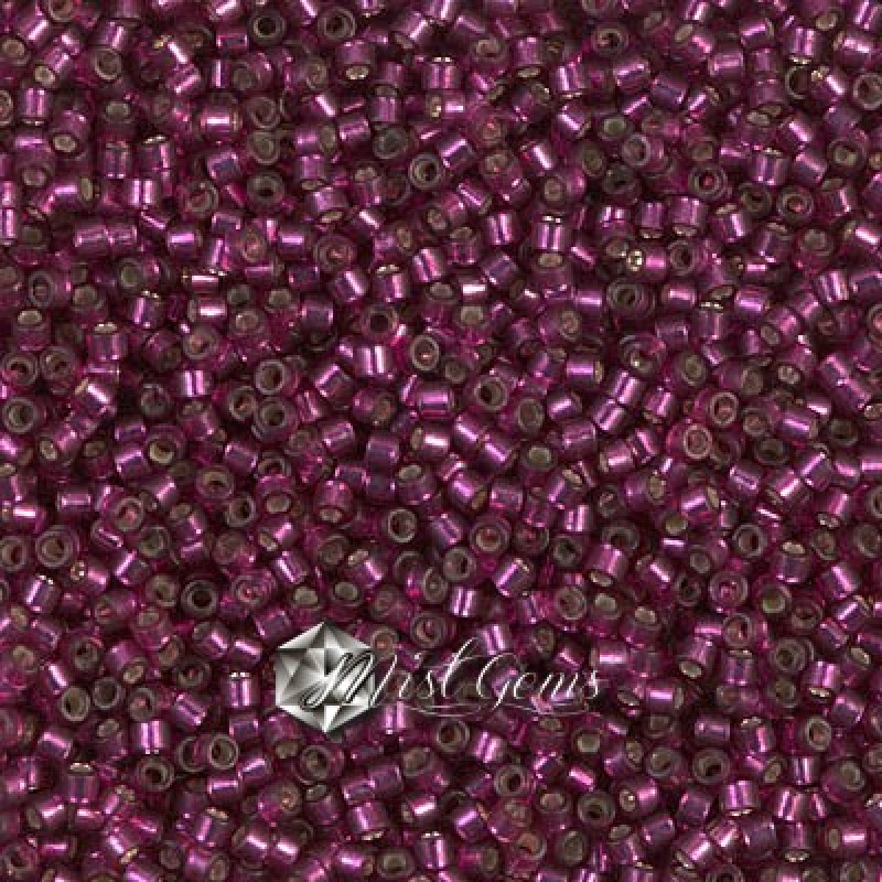 Delica 11/0 DB 1342  Silverlined Dyed Raspberry