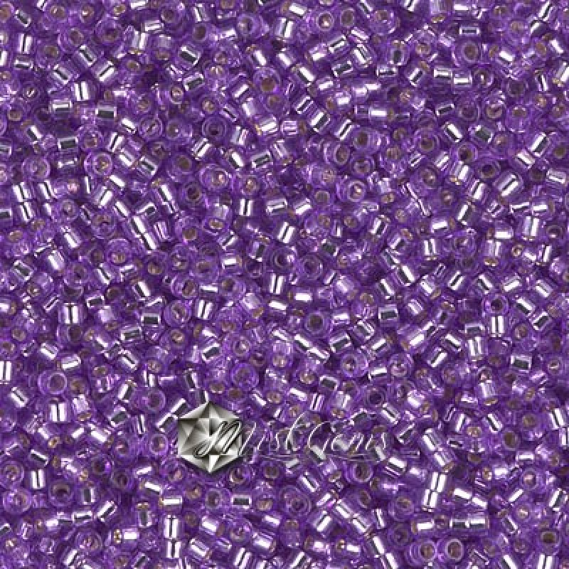 Delica 11/0 DB 1343 Dyed Silver Lined Lavender