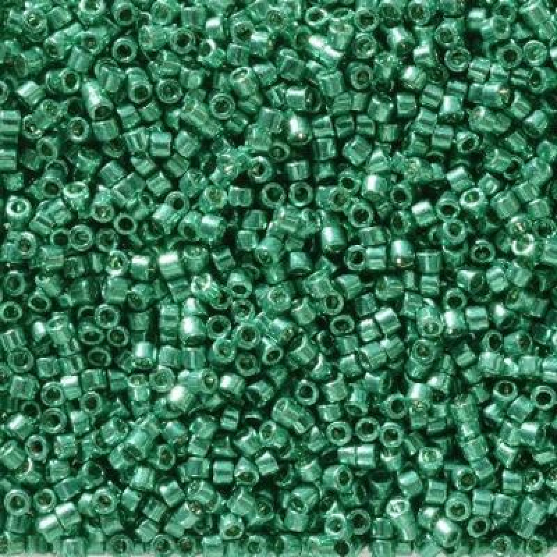 Delica 11/0 DB 2506 Galvanized Dark Aqua Green