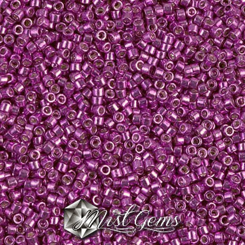 Delica 11/0 DB 0431 (DB431) Galvanized Fuchsia Dyed