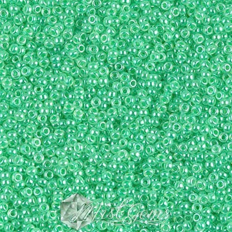 Miyuki Round Rocailles 520-15/0 RR 0520 Mint Green Ceylon