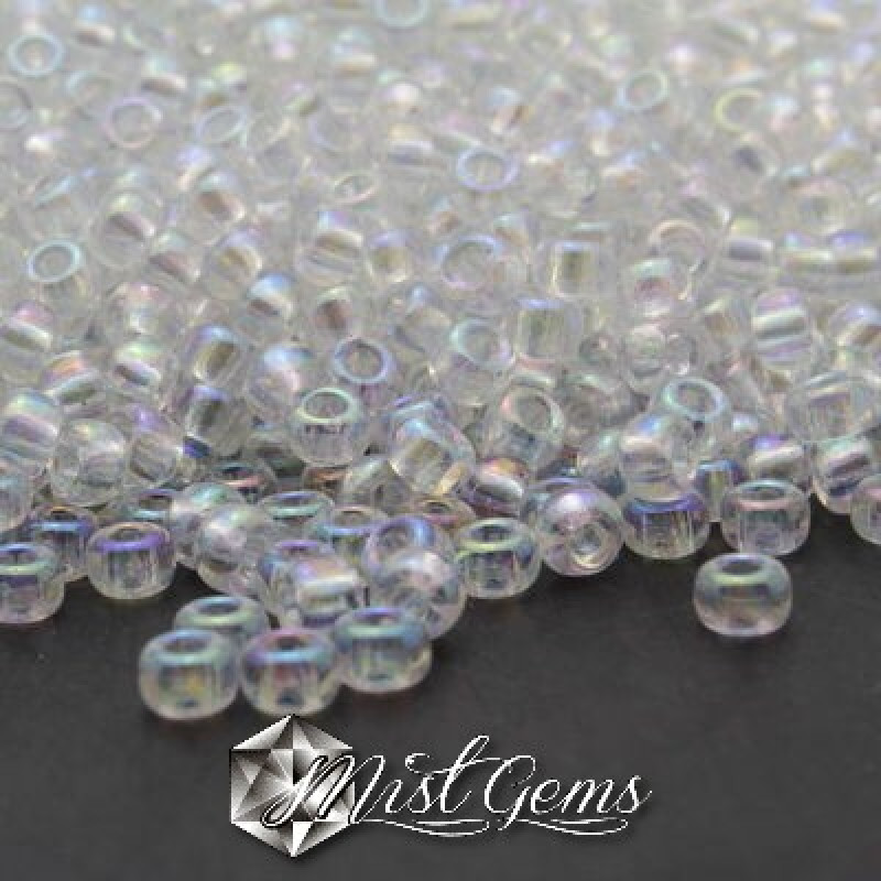 Miyuki Round Rocailles RR06/0-0250 Transparant AB Crystal