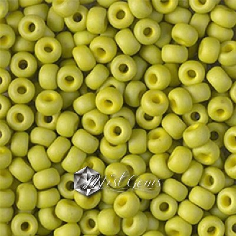 Miyuki Round Rocailles RR06/0-2316 Opaque Matte Lime