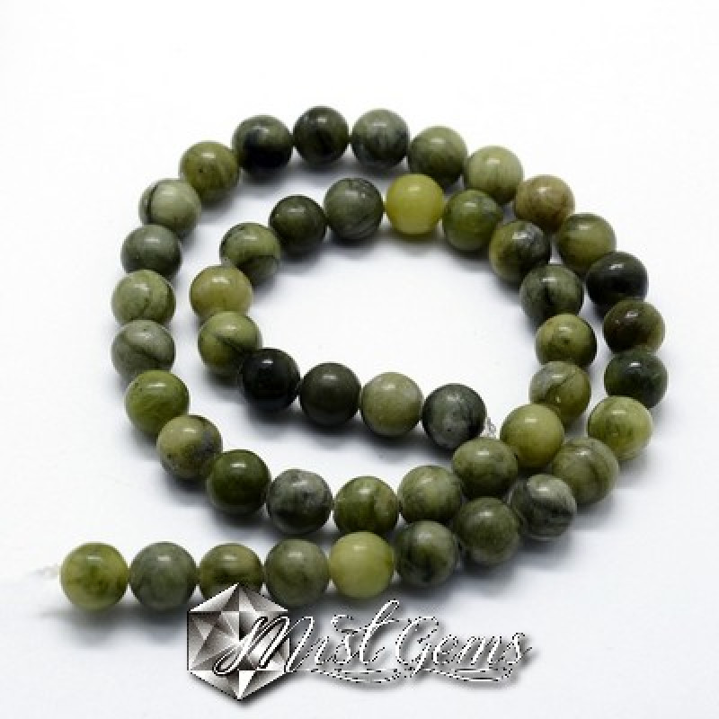 Jad African Natural Sfere 8mm -Sir 37cm