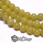 Jad Sfere 8mm verde Chifon -10 buc