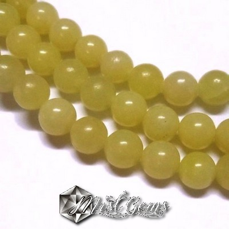 Jad Sfere 8mm verde Chifon -10 buc