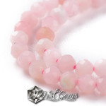 Opal Roz Sfere Fatetate 2mm-20 buc