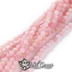 Opal Roz Sfere Fatetate 2mm-20 buc