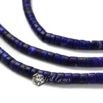 Lapis lazuli discuri Heishi 2.2~3x1.5~2mm-50buc.