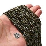 Jad African Natural Sfere Fatetate 2-2.5mm -Sir 37cm