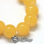 Sfere Sticla Galben  4mm-1sir.