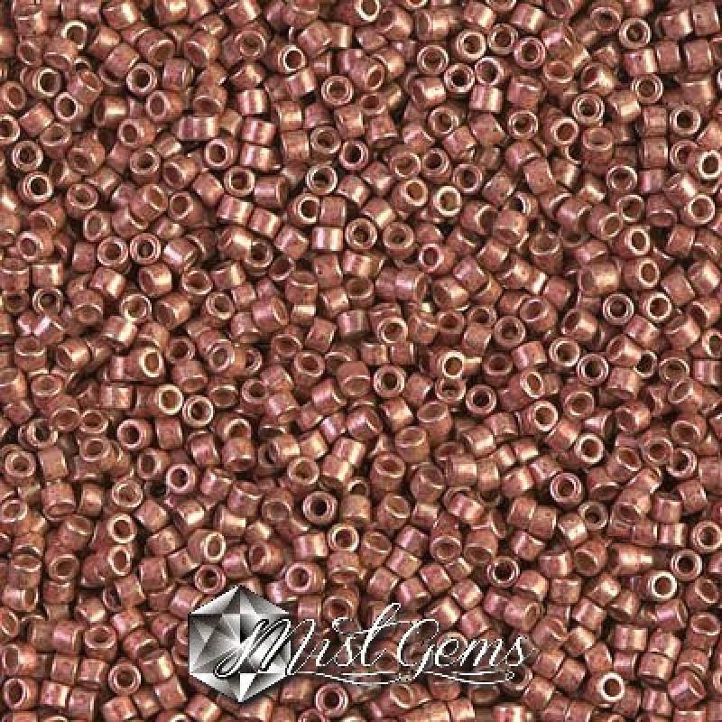 Delica 11/0 DB 1157 Galvanized Semi-Frosted Berry