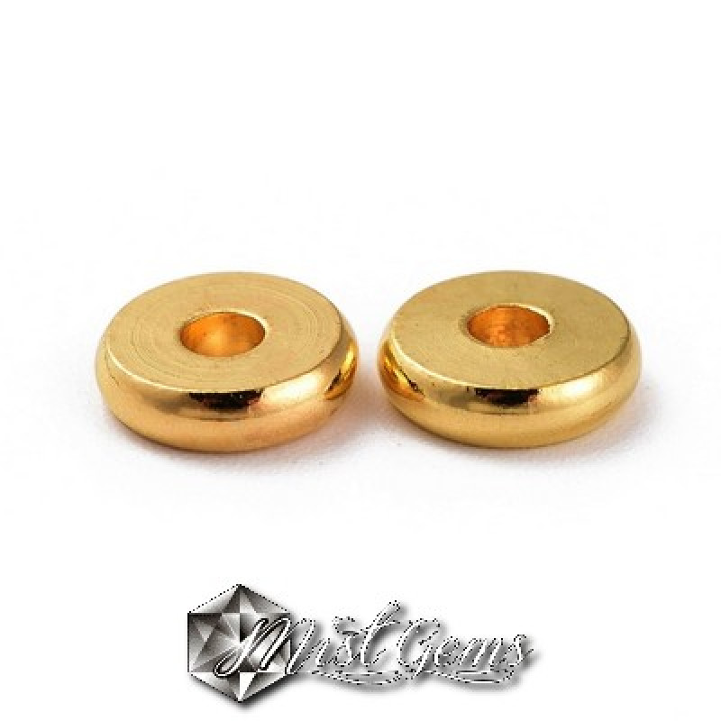 Margele metalice disc 7.8 mm-10 buc.