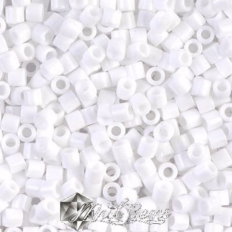 Delica 8/0 DBL 0200 Opaque Chalk White