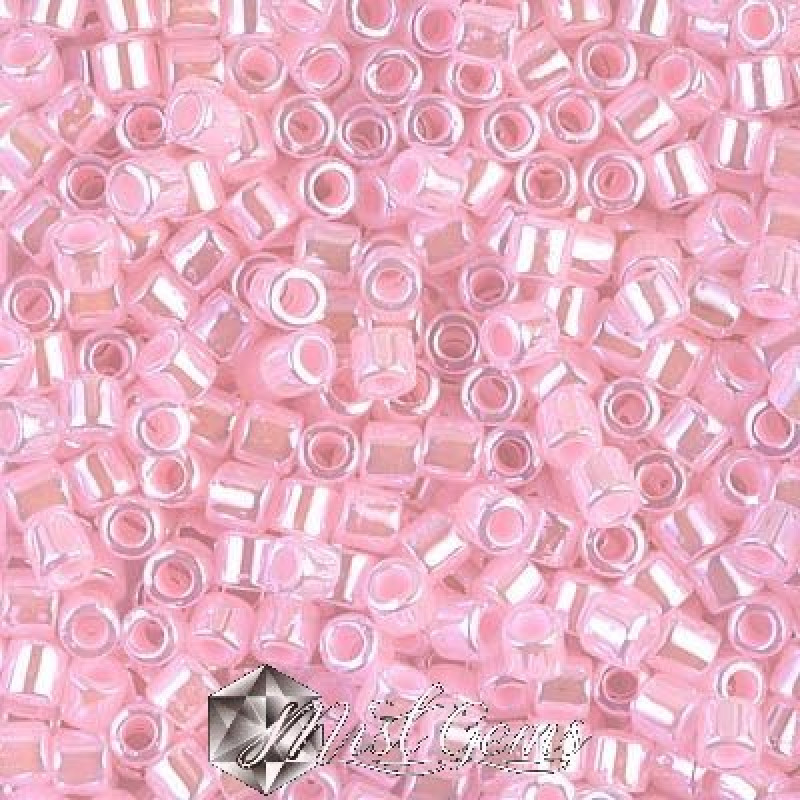 Delica 8/0 DBL 0244 Lined Crystal Light Pink