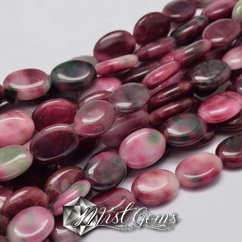 Jad Malaysian oval plat 18X13mm -10 buc