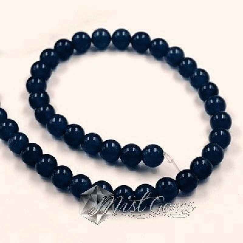 Jad Malaysian Sfere 6mm Albastru-20 buc.